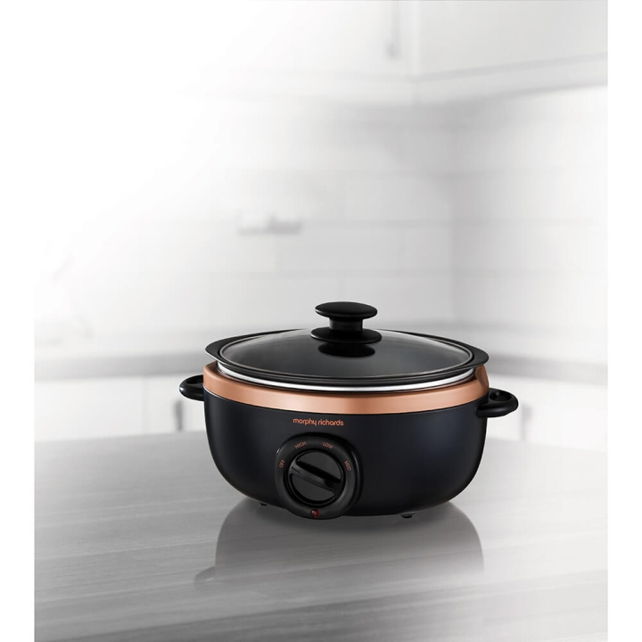 Morphy Richards Slow Cooker Rosegold 3,5L i gruppen HJEM, HUS OG HAGE / Husholdningsapparater / Slowcookers hos TP E-commerce Nordic AB (C01743)