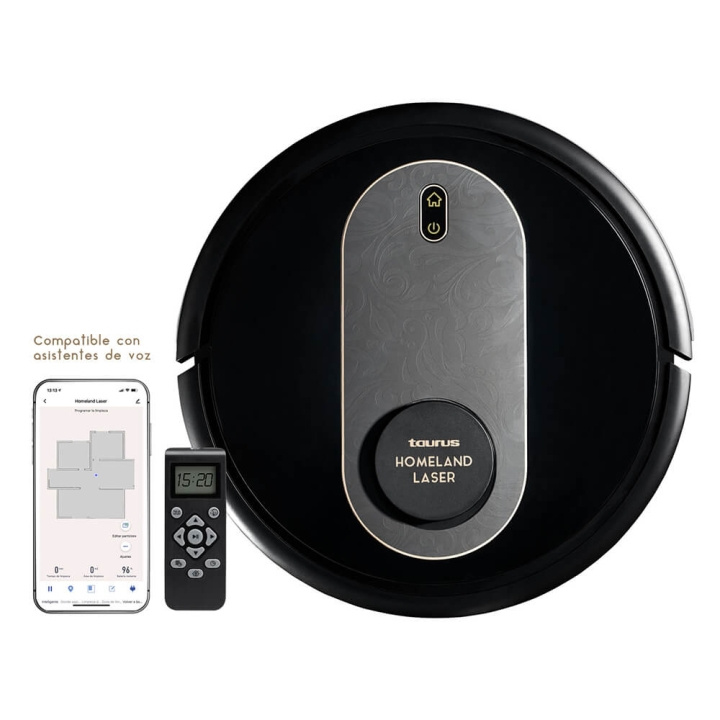 Taurus Robot Vacuum Cleaner Homeland Laser APP i gruppen HJEM, HUS OG HAGE / Rengjøringsprodukter / Støvsugere og tilbehør / Robotstøvsugere hos TP E-commerce Nordic AB (C01784)