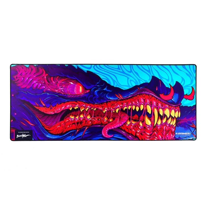 X-GAMER Musematte Dragon Fin 1100x450 i gruppen Datautstyr / GAMING / Musematter hos TP E-commerce Nordic AB (C01796)