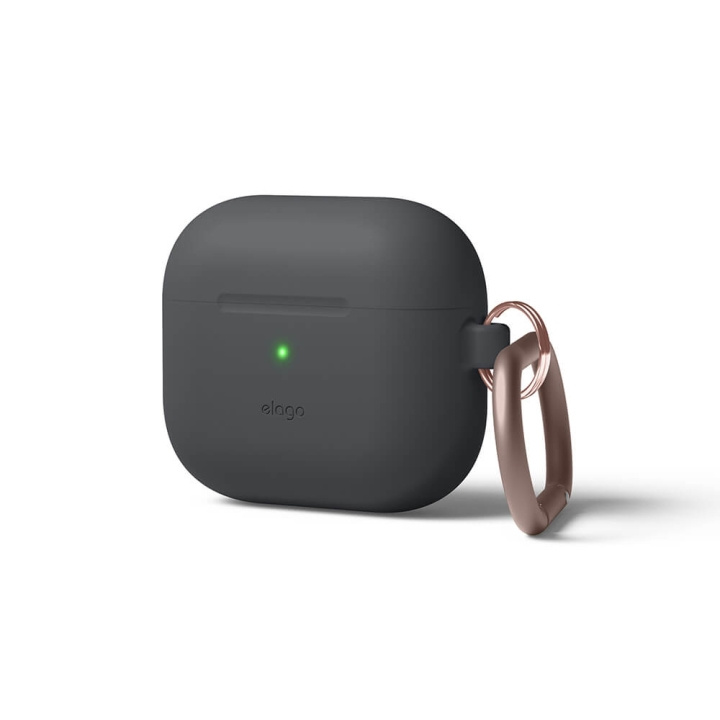 Elago AirPod 3 Hang Silikoneetui Mørkegrå i gruppen Elektronikk / Lyd & Bilde / Hodetelefoner & Tilbehør / Tilbehør hos TP E-commerce Nordic AB (C01819)