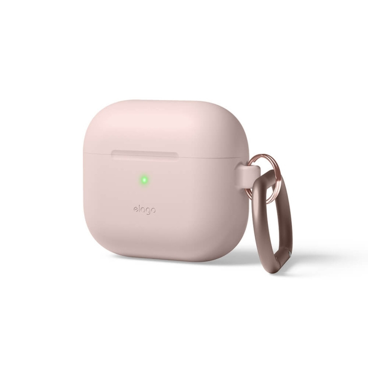 elago AirPod 3 Hang Silikoneetui Rosa i gruppen Elektronikk / Lyd & Bilde / Hodetelefoner & Tilbehør / Tilbehør hos TP E-commerce Nordic AB (C01821)