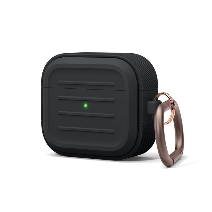 Elago AirPods 3 Armor Etui Svart i gruppen Elektronikk / Lyd & Bilde / Hodetelefoner & Tilbehør / Tilbehør hos TP E-commerce Nordic AB (C01826)