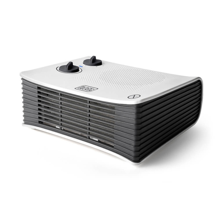 BLACK+DECKER Fan Heater 2000W White Flat i gruppen HJEM, HUS OG HAGE / Vifter og klimaprodukter / Vifteovner hos TP E-commerce Nordic AB (C01889)