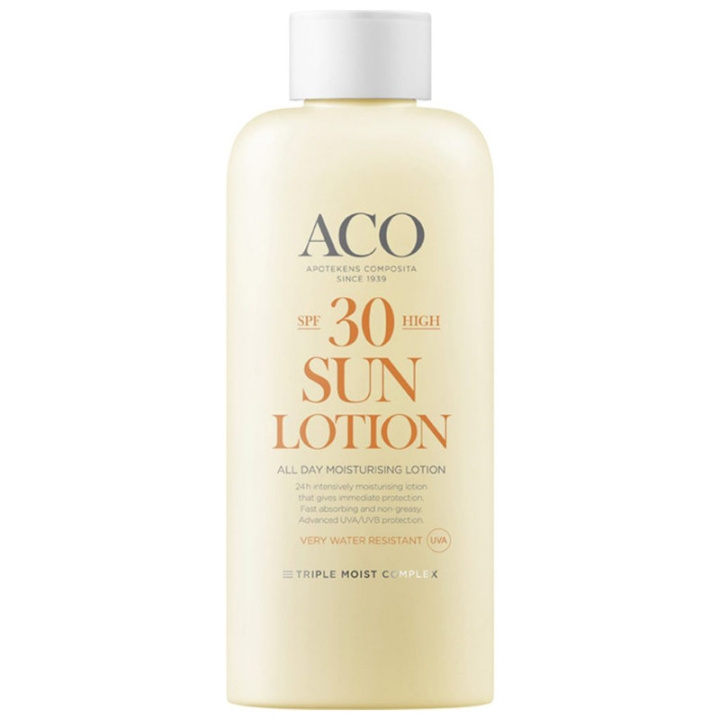 Aco Sun Lotion, Solkrem SPF30 300ml 300ml 300ml i gruppen HELSE OG SKJØNNHET / Hudpleie / Soling / Solkrem hos TP E-commerce Nordic AB (C01892)