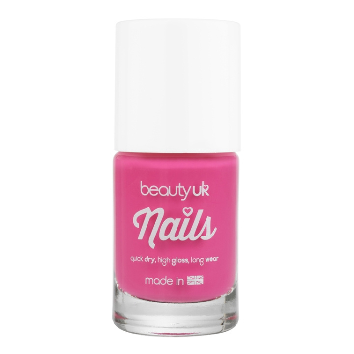 Beauty UK Nails no.16 - Pink Pop 9ml i gruppen HELSE OG SKJØNNHET / Manikyr/pedikyr / Neglelakk hos TP E-commerce Nordic AB (C01908)