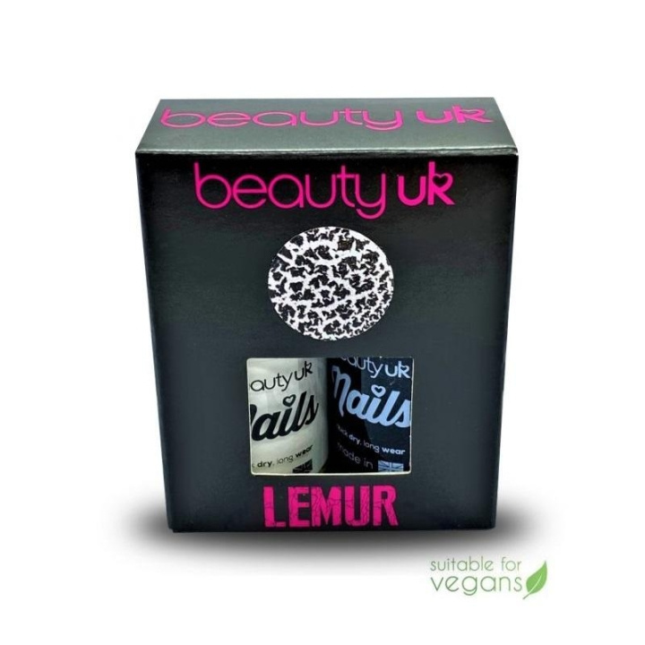 Beauty UK Nails Wild Things - Lemur 2x11ml i gruppen HELSE OG SKJØNNHET / Manikyr/pedikyr / Neglelakk hos TP E-commerce Nordic AB (C01999)