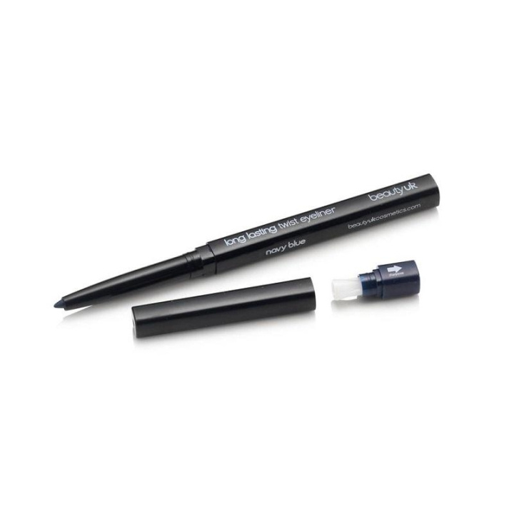 Beauty UK Twist Eye Liner Pencil - Navy Blue i gruppen HELSE OG SKJØNNHET / Makeup / Øyne og øyebryn / Eyeliner/Kajal hos TP E-commerce Nordic AB (C02001)