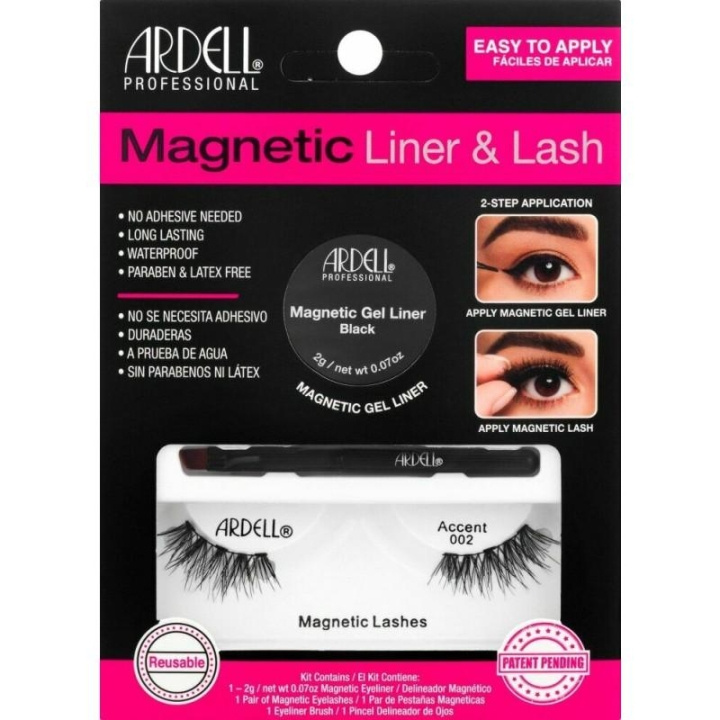 Ardell Magnetic Liner & Lash - Accent 002 i gruppen HELSE OG SKJØNNHET / Makeup / Øyne og øyebryn / Løsvipper hos TP E-commerce Nordic AB (C02013)