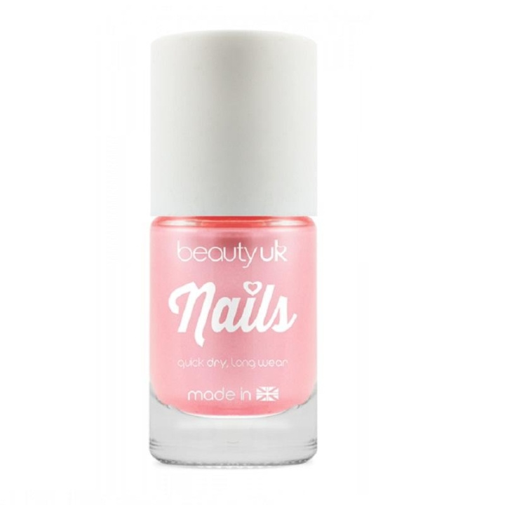 Beauty UK Candy Pearl Nail Polish - Rosa i gruppen HELSE OG SKJØNNHET / Manikyr/pedikyr / Neglelakk hos TP E-commerce Nordic AB (C02033)