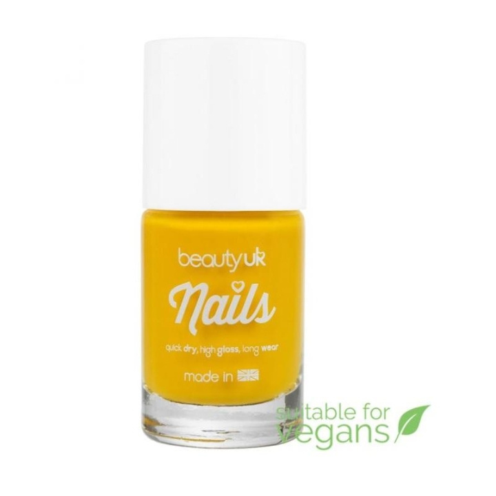 BeautyUK Beauty UK Neglelakk nr. 14 - Daffodil Delight i gruppen HELSE OG SKJØNNHET / Manikyr/pedikyr / Neglelakk hos TP E-commerce Nordic AB (C02054)