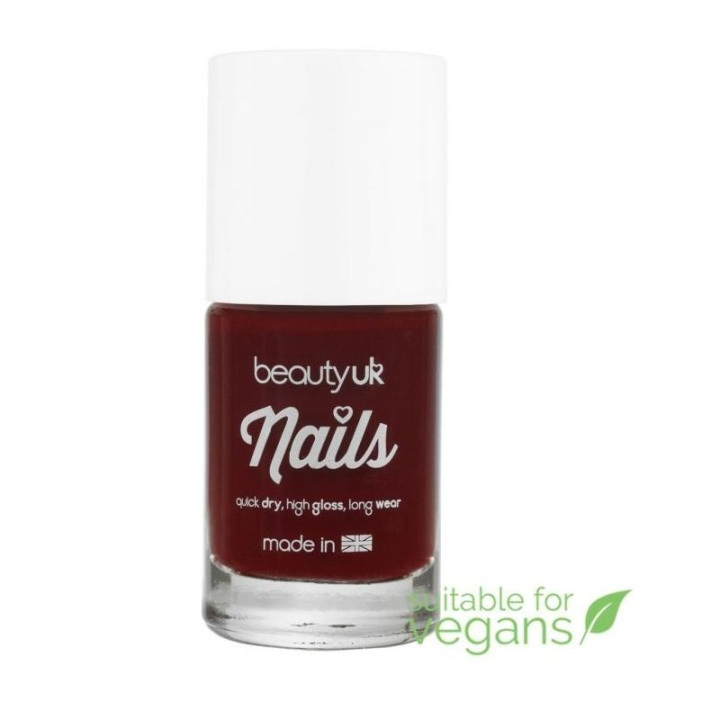 Beauty UK Nail Polish no.21 - Rouge Rendezvous i gruppen HELSE OG SKJØNNHET / Manikyr/pedikyr / Neglelakk hos TP E-commerce Nordic AB (C02068)