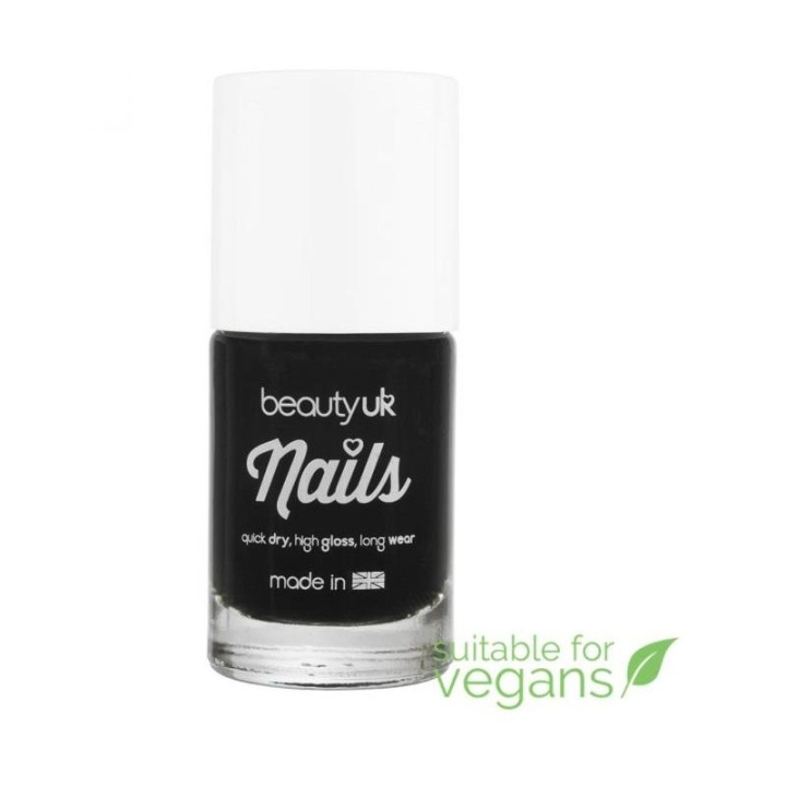 BeautyUK Beauty UK Neglelakk nr. 22 - Black Out i gruppen HELSE OG SKJØNNHET / Manikyr/pedikyr / Neglelakk hos TP E-commerce Nordic AB (C02069)