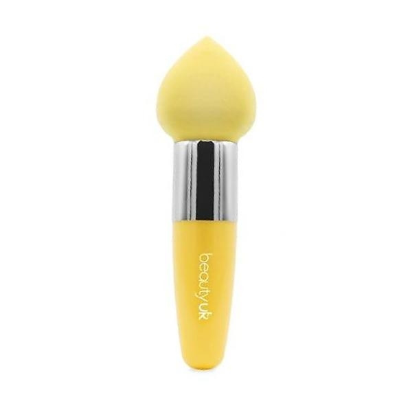 Beauty UK Blending Sponge - Gul i gruppen HELSE OG SKJØNNHET / Makeup / Verktøy og sminkesett / Børster og pensler hos TP E-commerce Nordic AB (C02078)