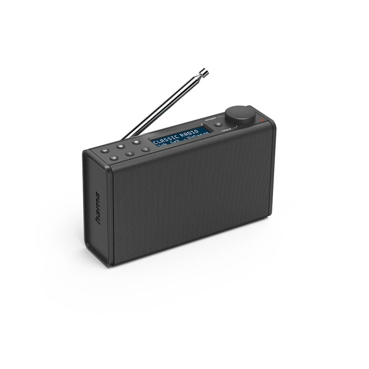 Hama Radio FM/DAB/DAB+ Batteridrift Svart i gruppen Elektronikk / Lyd & Bilde / Hjemmekino, HiFi og bærbar / Radio & Vekkerklokker / Radio hos TP E-commerce Nordic AB (C02181)