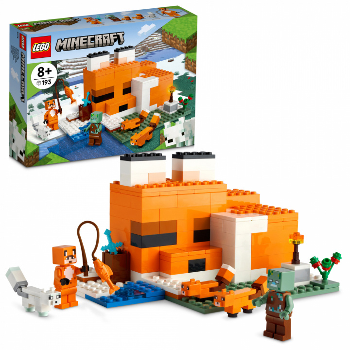 Lego Minecraft - Rävstugan i gruppen LEKER, BARN OG BABY / Leker / Byggeleker / Lego hos TP E-commerce Nordic AB (C02275)