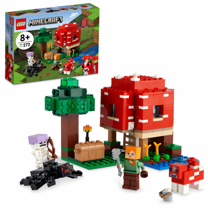 Lego Minecraft - Svamphuset i gruppen LEKER, BARN OG BABY / Leker / Byggeleker / Lego hos TP E-commerce Nordic AB (C02276)