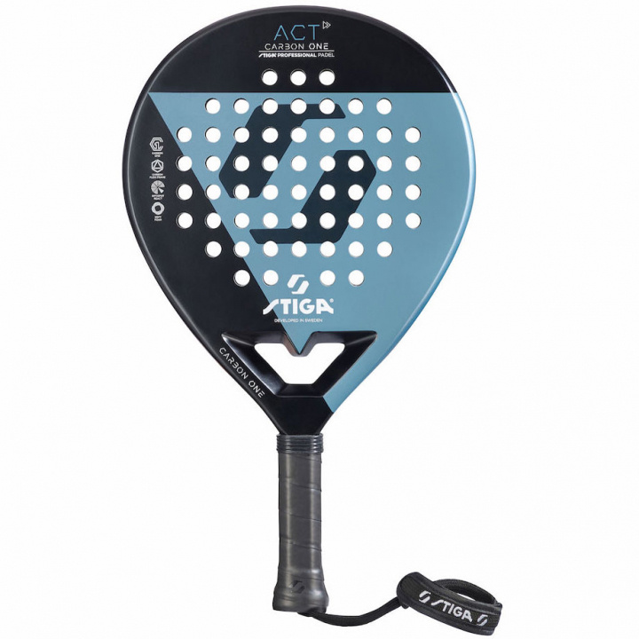 Stiga ACT Padel racket Svart Blå i gruppen SPORT, FRITID & HOBBY / Sportsutstyr / Padelracket hos TP E-commerce Nordic AB (C02281)