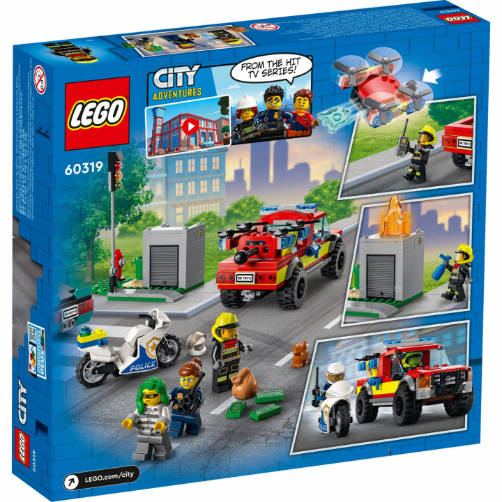 Lego City Fire - Brannredning og politijakt 60319 i gruppen LEKER, BARN OG BABY / Leker / Byggeleker / Lego hos TP E-commerce Nordic AB (C02310)