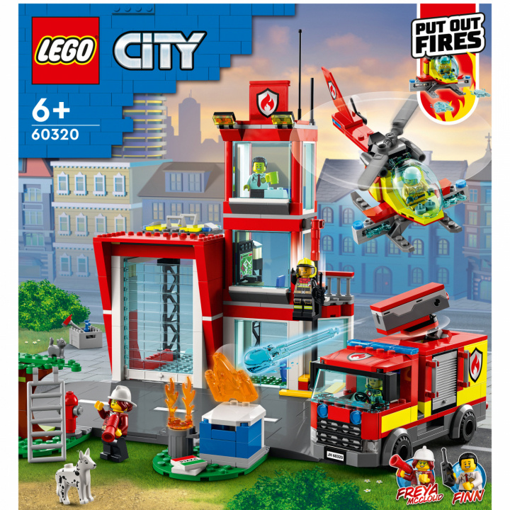 Lego City Fire - Brannstasjon 60320 i gruppen LEKER, BARN OG BABY / Leker / Byggeleker / Lego hos TP E-commerce Nordic AB (C02311)