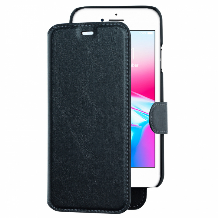 2-in-1 Slim Wallet iPhone 7/8/ i gruppen SMARTTELEFON & NETTBRETT / Mobilbeskyttelse / Apple / iPhone 8 / Flippdeksel hos TP E-commerce Nordic AB (C02348)