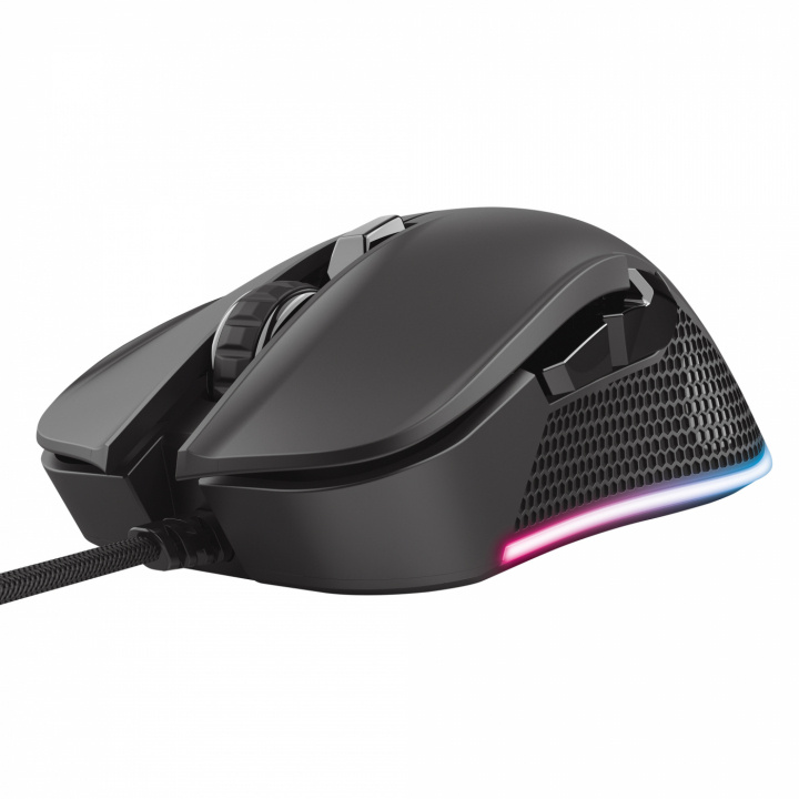 Trust GXT 922 Ybar Gaming Mouse, Svart i gruppen Datautstyr / Mus & Tastatur / Mus / Gaming hos TP E-commerce Nordic AB (C02394)