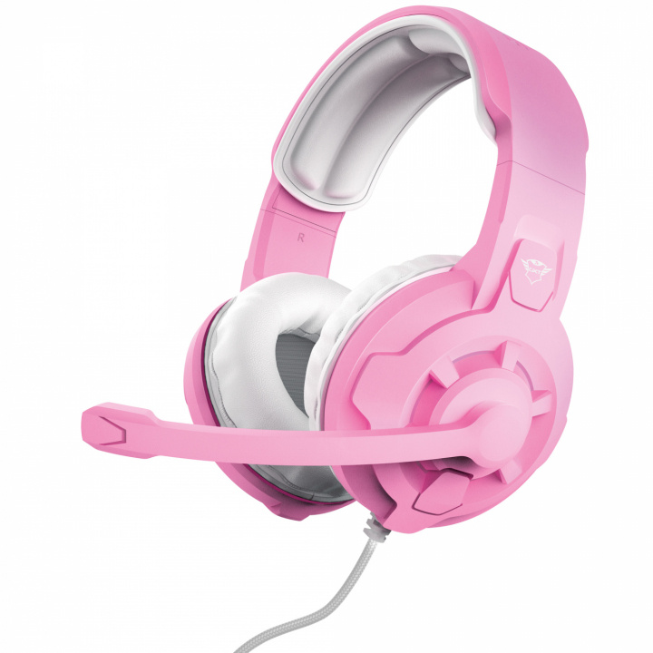Trust GXT 411P Radius Gaming-hodesett Rosa i gruppen Datautstyr / GAMING / Headset hos TP E-commerce Nordic AB (C02398)