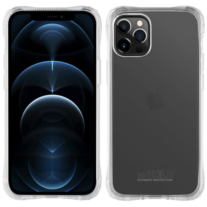 SoSkild Impact Case Absorb 2.0 iPhone 13 Pro Max Transparent i gruppen SMARTTELEFON & NETTBRETT / Mobilbeskyttelse / Apple / iPhone 13 Pro Max / Deksel hos TP E-commerce Nordic AB (C02437)