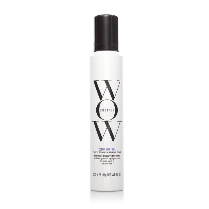 Color Wow Brass Banned Correct & Perfect Mousse -Blonde 200 ml i gruppen HELSE OG SKJØNNHET / Hår & styling / Hårstyling / Hårmousse hos TP E-commerce Nordic AB (C02465)