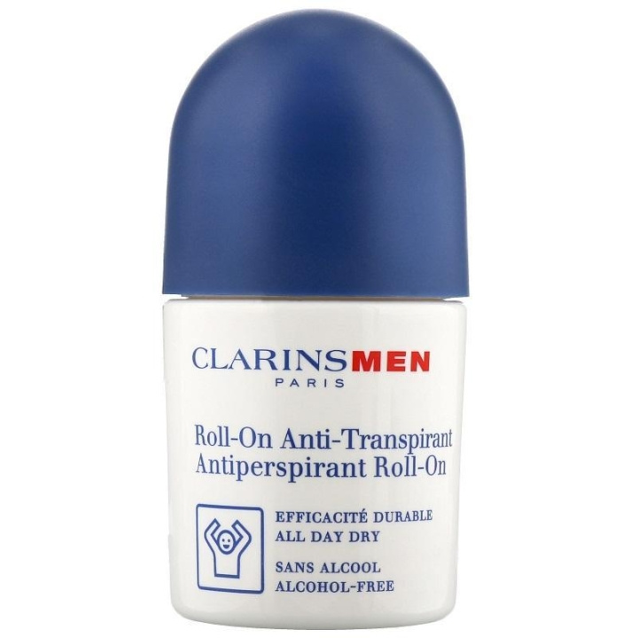 Clarins Men Anti-Perspirant Deo Roll-On 50ml i gruppen HELSE OG SKJØNNHET / Duft og parfyme / Deodorant / Deo for han hos TP E-commerce Nordic AB (C02510)