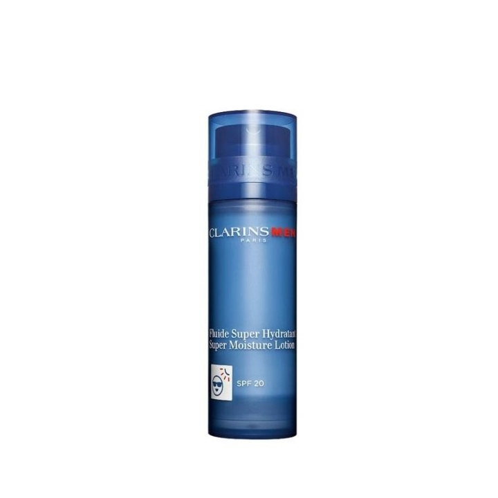 Clarins Men Super Moisture Lotion SPF 20 50 ml i gruppen HELSE OG SKJØNNHET / Hudpleie / Ansikt / Dagkrem hos TP E-commerce Nordic AB (C02527)