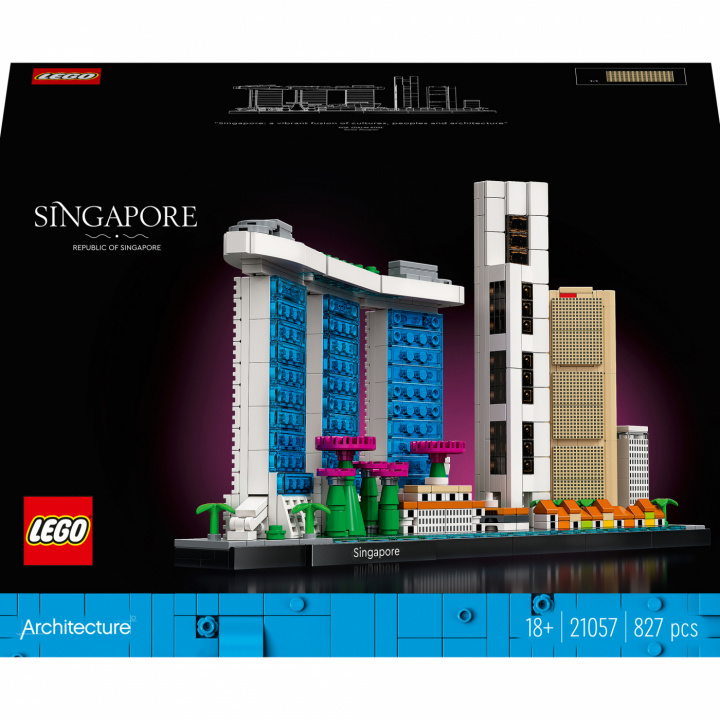 LEGO Architecture - Singapore i gruppen LEKER, BARN OG BABY / Leker / Byggeleker / Lego hos TP E-commerce Nordic AB (C02692)