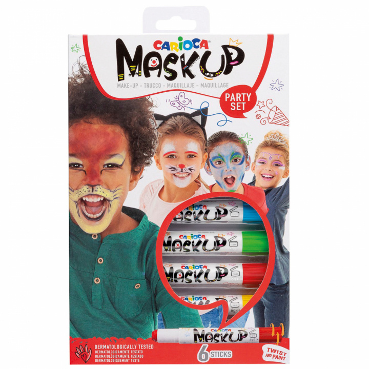 Carioca Mask up Classic 6-pack i gruppen LEKER, BARN OG BABY / Leker / Masker og kostymer hos TP E-commerce Nordic AB (C02722)