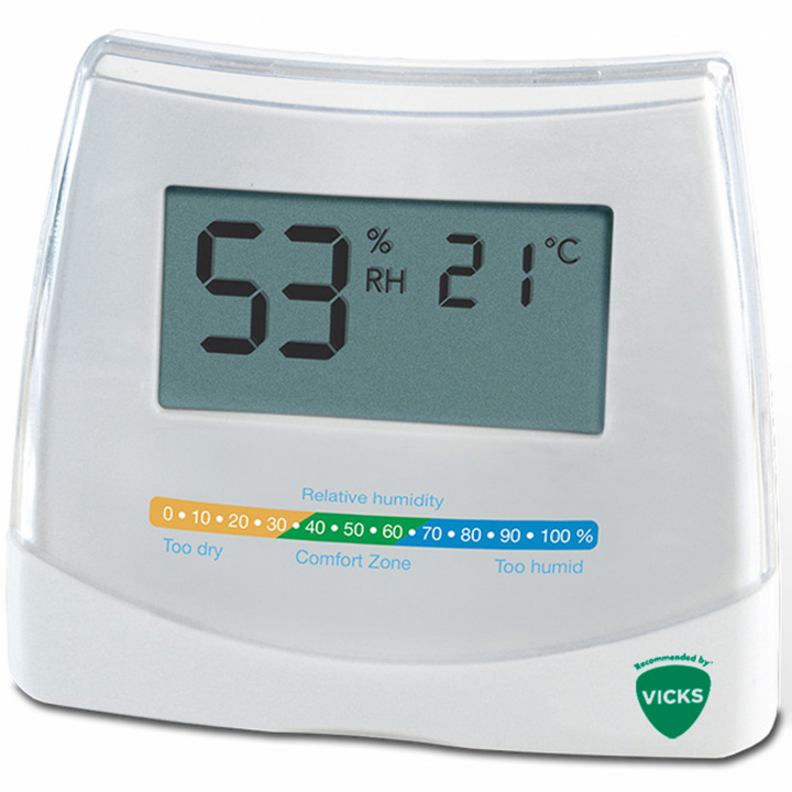 Vicks 2-i-1 hygrometer og termometer V70 i gruppen HJEM, HUS OG HAGE / Vifter og klimaprodukter / Termometre og værstasjoner hos TP E-commerce Nordic AB (C02825)