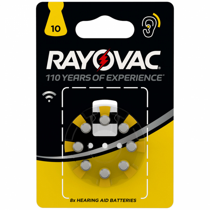 Rayovac Acoustic Special 10 PR70 for høreapparater 8-pk i gruppen Elektronikk / Batterier & Ladere / Batterier / Høreapparatbatterier hos TP E-commerce Nordic AB (C02836)