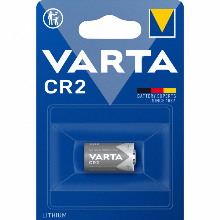 Varta CR2 3V litiumbatteri 1-pk i gruppen Elektronikk / Batterier & Ladere / Batterier / Andre hos TP E-commerce Nordic AB (C02844)