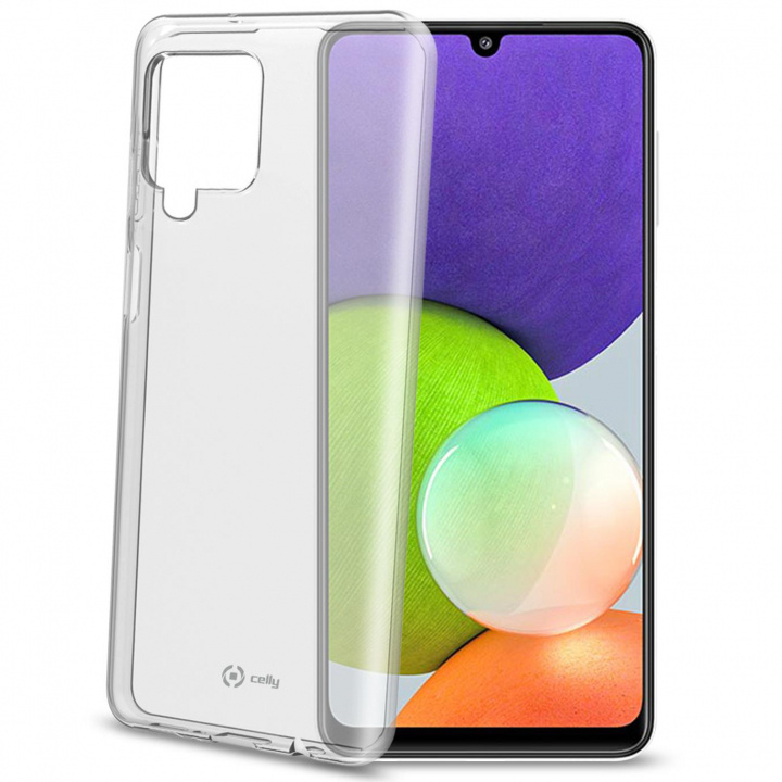 Celly Gelskin TPU-deksel Galaxy A22 4G Transparent i gruppen SMARTTELEFON & NETTBRETT / Mobilbeskyttelse / Samsung hos TP E-commerce Nordic AB (C02914)