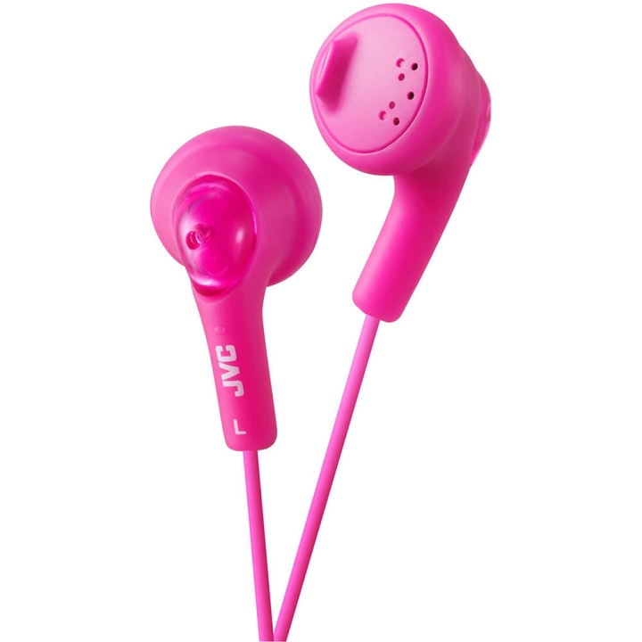 JVC Øreplugger Gumy Bass-Boost In-Ear Rosa i gruppen Elektronikk / Lyd & Bilde / Hodetelefoner & Tilbehør / Hodetelefoner hos TP E-commerce Nordic AB (C02968)