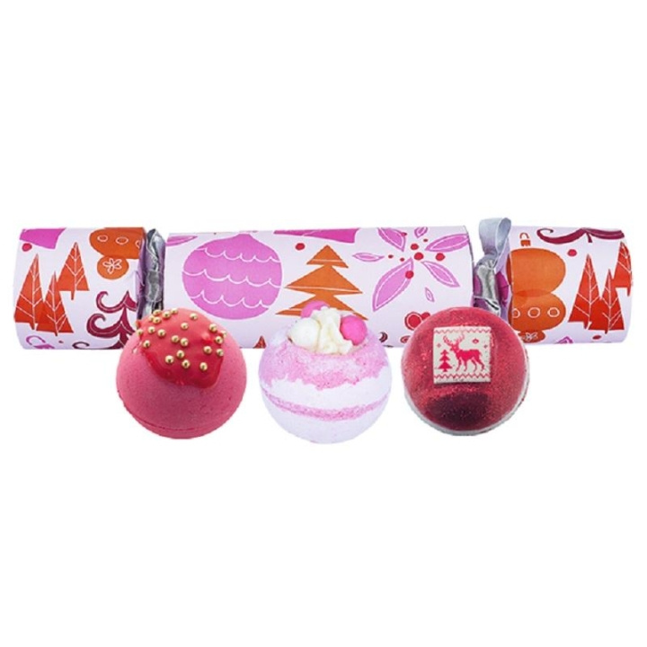 Bomb Cosmetics We wish you a Rosy Christmas Cracker i gruppen HELSE OG SKJØNNHET / Hudpleie / Kroppspleie / Bad- og dusjkrem hos TP E-commerce Nordic AB (C03067)