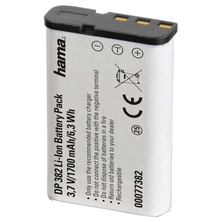 Hama Kamerabatteri Casio NP-90 Li-Ion 3,7V/1700mAh i gruppen Elektronikk / Foto og video / Kamera batterier hos TP E-commerce Nordic AB (C03244)