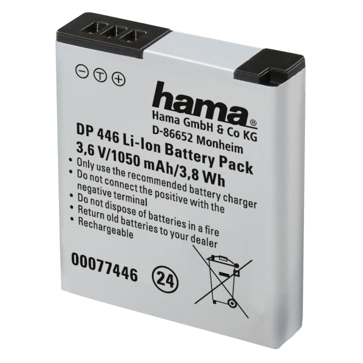 HAMA Kamerabatteri Panansonic DMW-BCM13 3,6V/1050mAh i gruppen Elektronikk / Foto og video / Kamera batterier hos TP E-commerce Nordic AB (C03251)