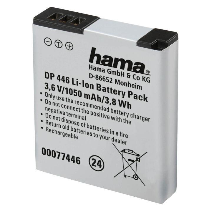 Hama Kamerabatteri Panansonic DMW-BCM13 Li-Ion 3,6V/1050mAh i gruppen Elektronikk / Foto og video / Kamera batterier hos TP E-commerce Nordic AB (C03251)