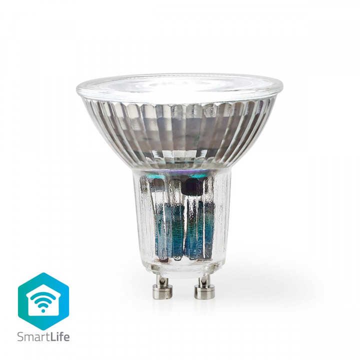 Nedis SmartLife LED-Spot | Wi-Fi | GU10 | 345 lm | 5 W | Varm til avkjølt hvitt | 2700 - 6500 K | Energiklasse: G | Android™ / IOS | PAR16 | 1 stk i gruppen HJEM, HUS OG HAGE / Smarthus / Smart belysning hos TP E-commerce Nordic AB (C03306)