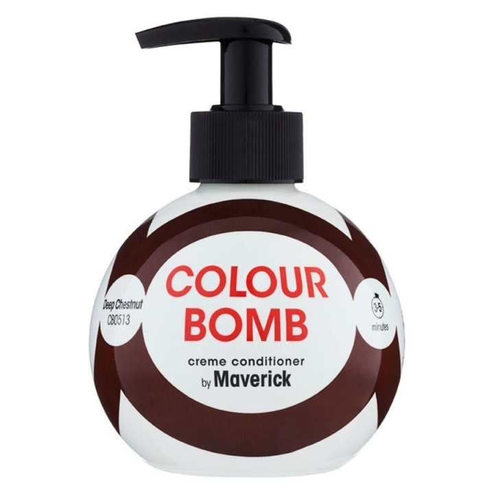 Colour Bomb - Deep Chestnut 250ml i gruppen HELSE OG SKJØNNHET / Hår & styling / Hårpleie / Hårfarge / Hårfarge & Fargebombe hos TP E-commerce Nordic AB (C03340)