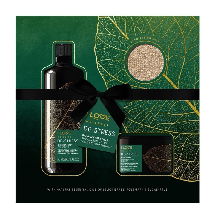 I Love Wellness De-stress De-stress Indulgent Spa Pack gavesett i gruppen HELSE OG SKJØNNHET / Gavesett / Gavesett for henne hos TP E-commerce Nordic AB (C03358)