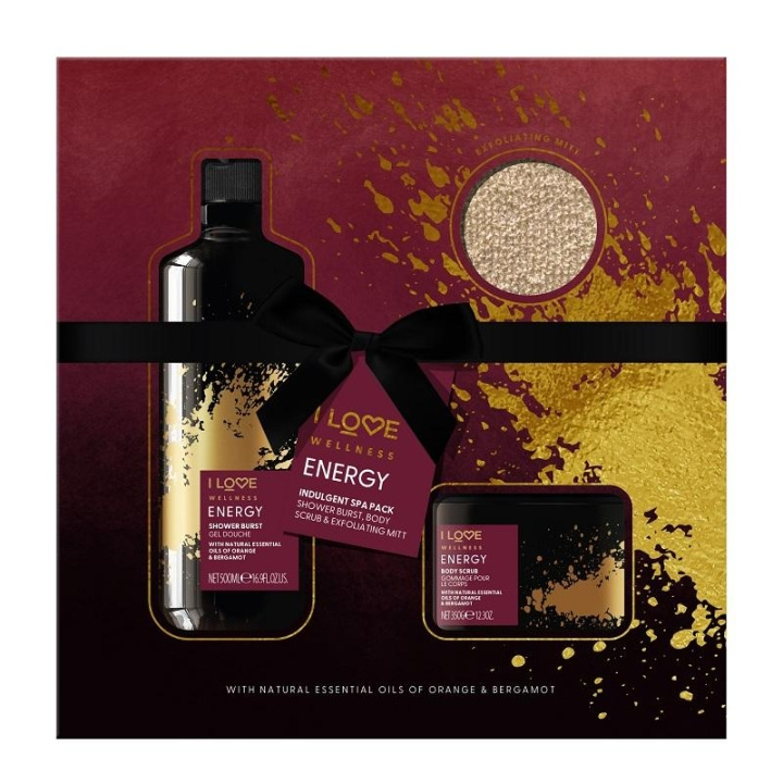 Giftset I Love Wellness Energy Indulgent Spa Pack i gruppen HELSE OG SKJØNNHET / Gavesett / Gavesett for henne hos TP E-commerce Nordic AB (C03359)