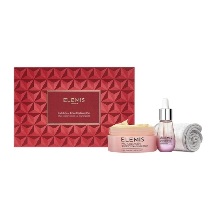 Elemis Elemis Gavesett English Rose Infused Radiance Duo i gruppen HELSE OG SKJØNNHET / Gavesett / Gavesett for henne hos TP E-commerce Nordic AB (C03362)