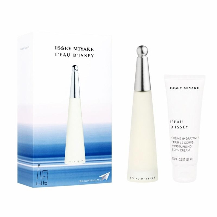 Giftset Issey Miyake L\'Eau d\'Issey Edt 100ml + Body Lotion 75ml i gruppen HELSE OG SKJØNNHET / Gavesett / Gavesett for henne hos TP E-commerce Nordic AB (C03367)