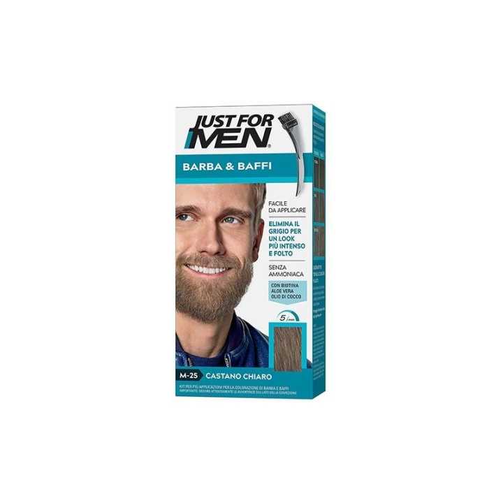 Just for men Bart og skjegg - Lysebrun M25 i gruppen HELSE OG SKJØNNHET / Hår & styling / Skjeggpleie / Skjeggfarge hos TP E-commerce Nordic AB (C03453)