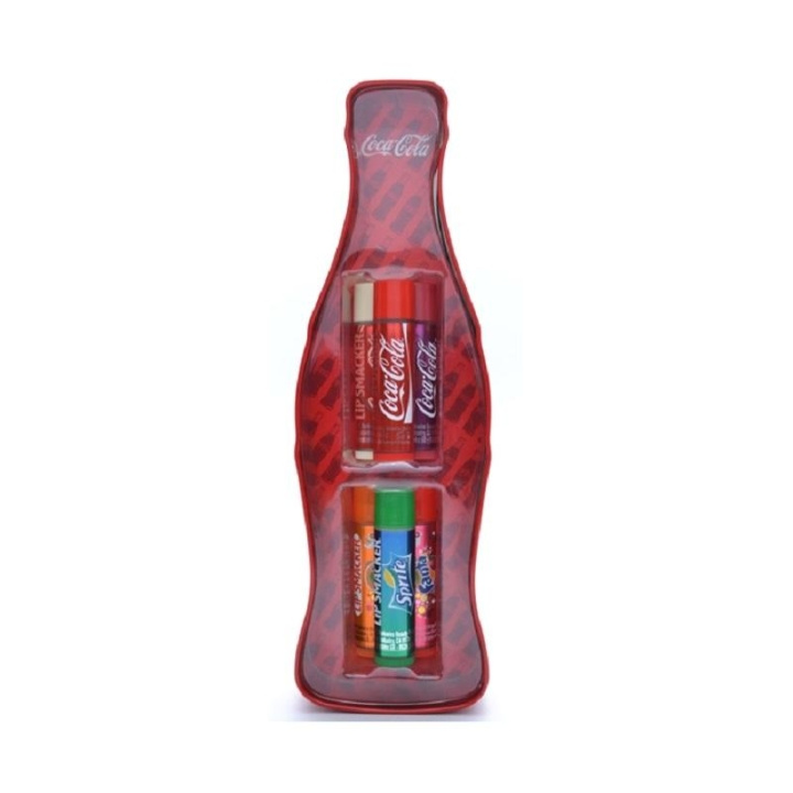 Lip Smacker Coca-Cola Vintage Bottle Tin Box 6 stk i gruppen HELSE OG SKJØNNHET / Makeup / Lepper / Leppepomade hos TP E-commerce Nordic AB (C03689)