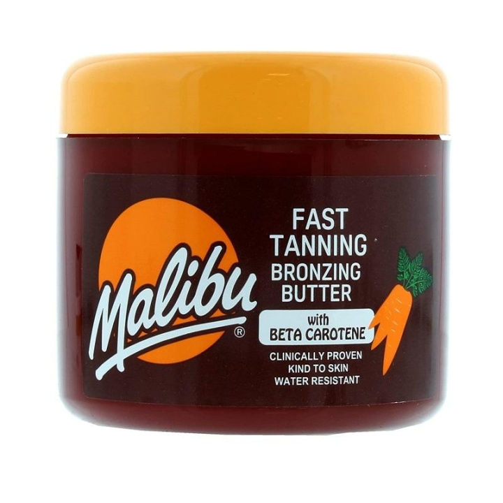 Malibu Fast Tanning Bronzing Butter with Beta Carotene 300ml i gruppen HELSE OG SKJØNNHET / Hudpleie / Soling / Solkrem hos TP E-commerce Nordic AB (C03714)